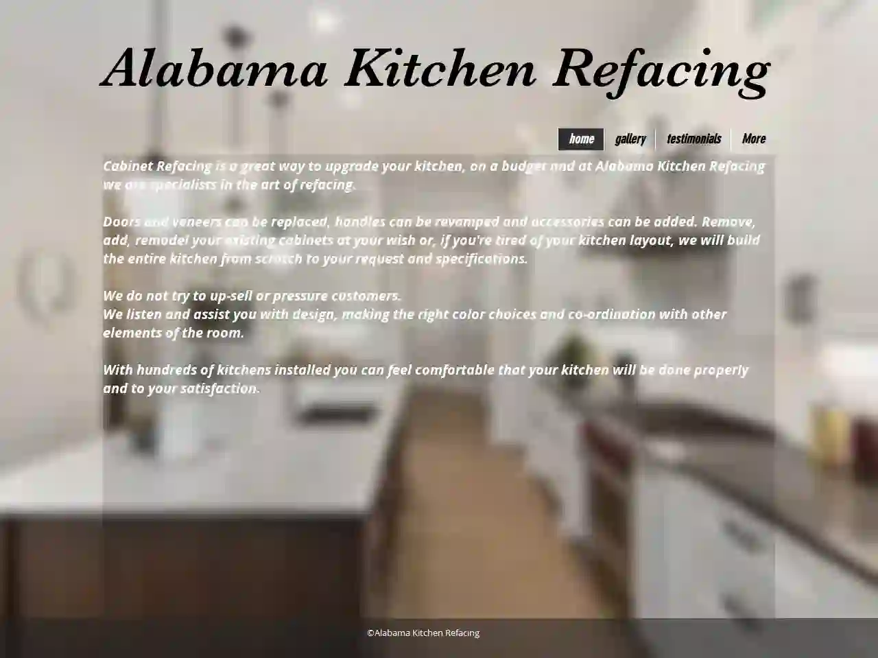 Alabama Kitchen Refacing