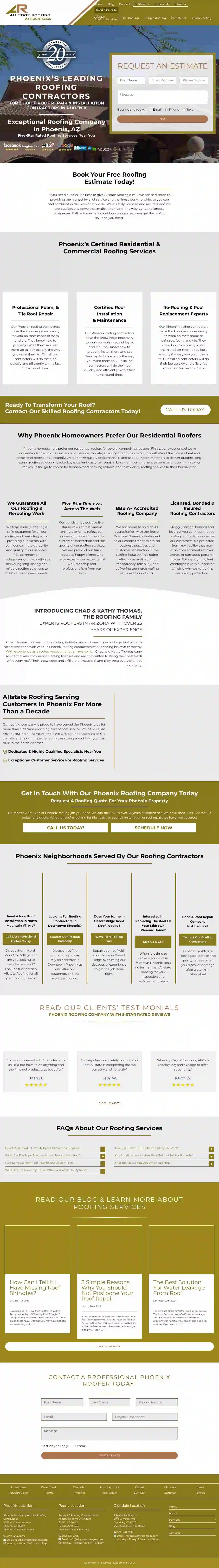 Phoenix Roofers by Allstate Roofing Contractors