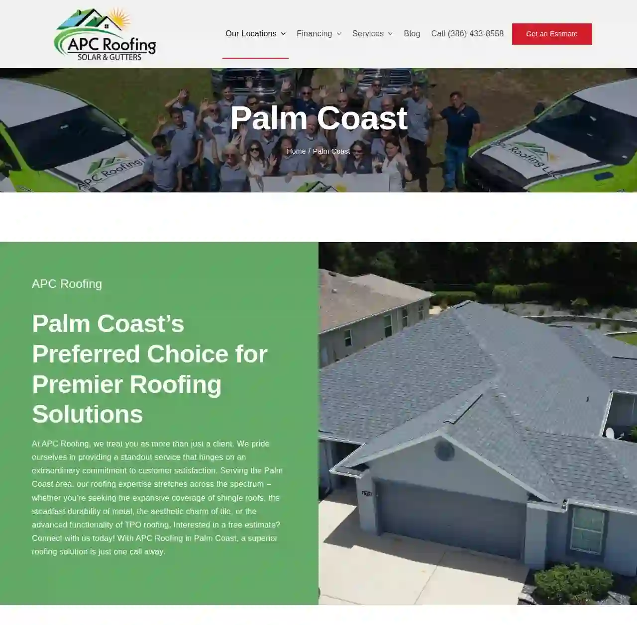 APC Roofing Palm Coast