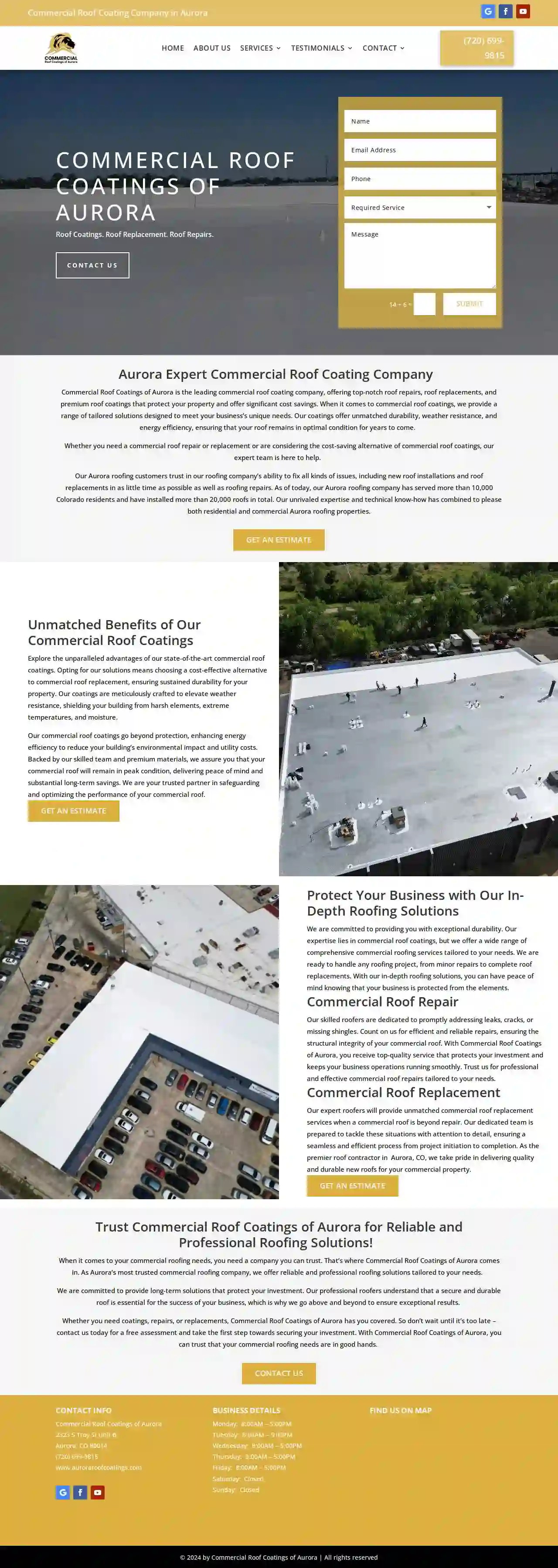 Commercial Roof Coatings of Aurora