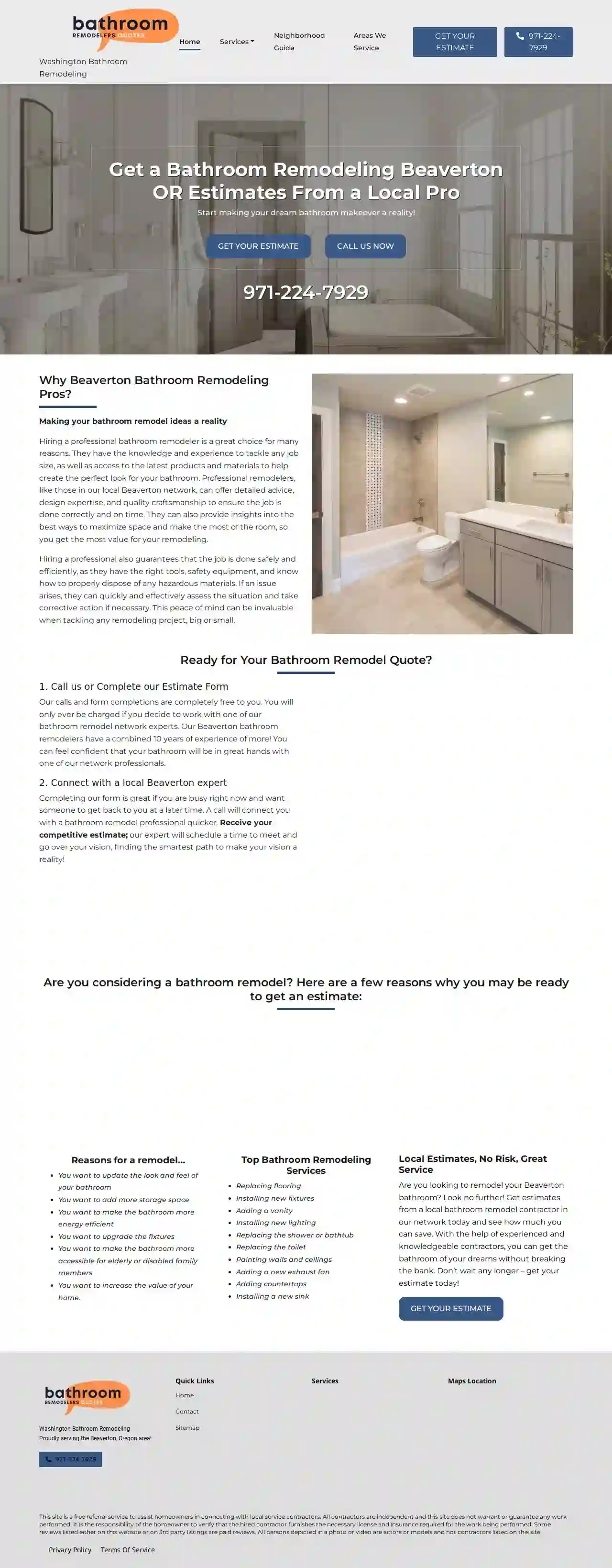 Washington Bathroom Remodeling