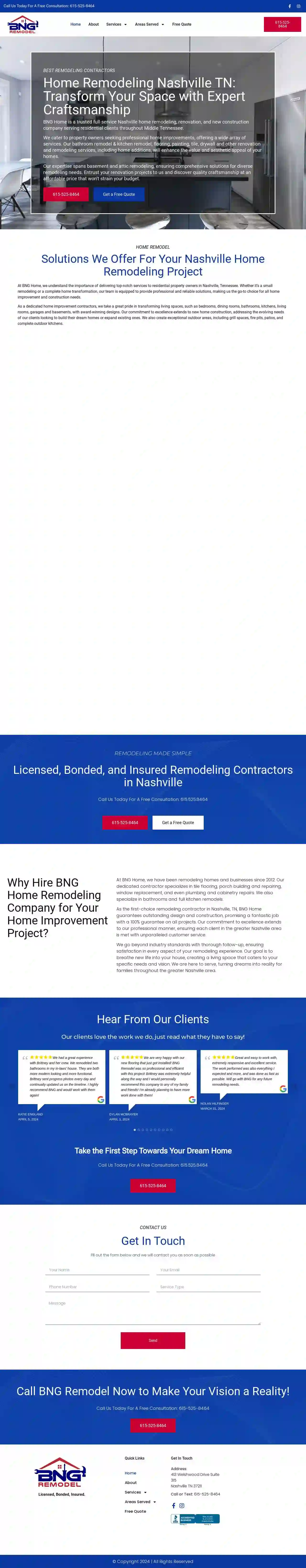 BNG Remodel