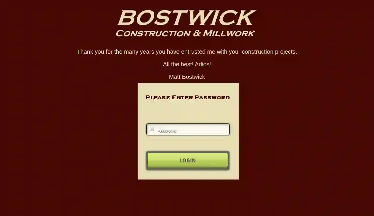 Bostwick Construction & Millwork