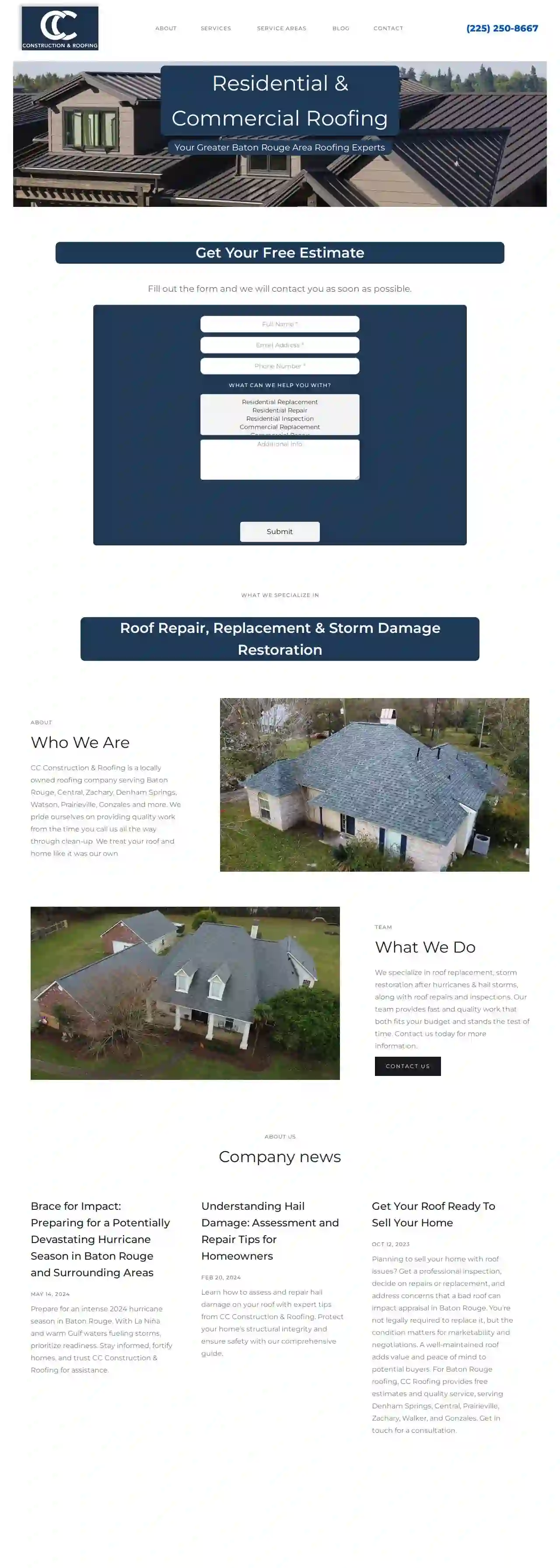 CC Construction & Roofing