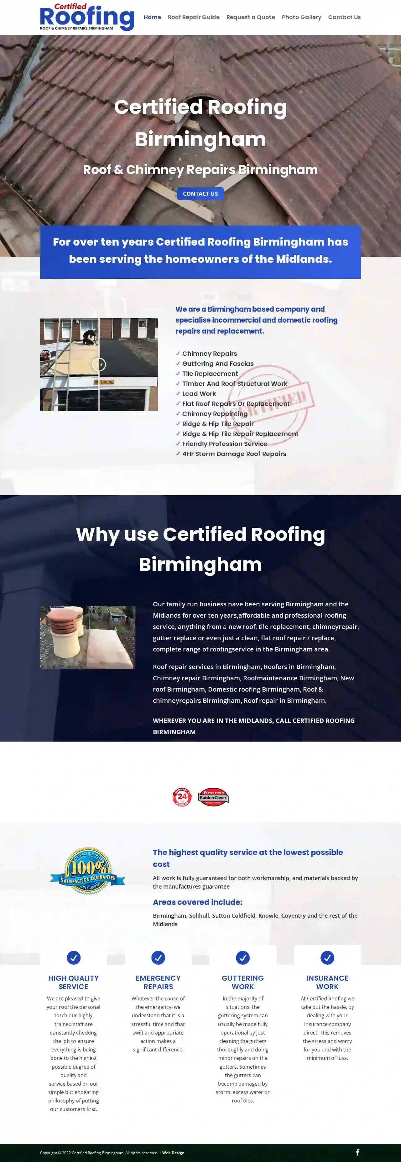 Certified Roofing