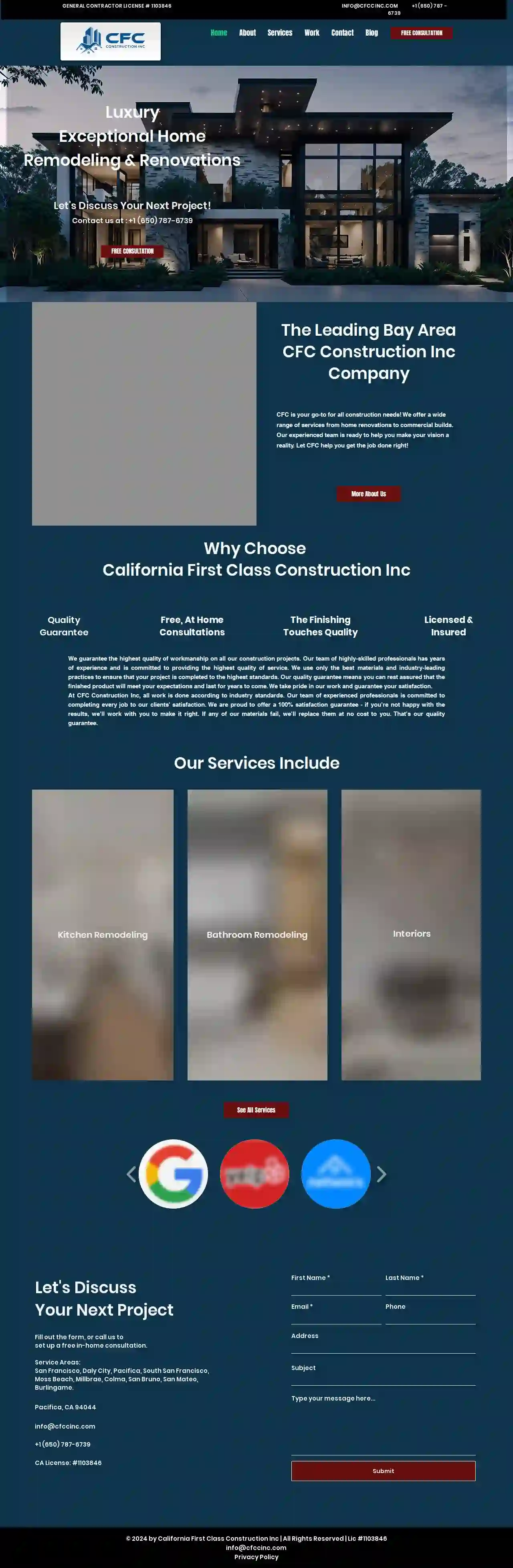 California First Class Construction