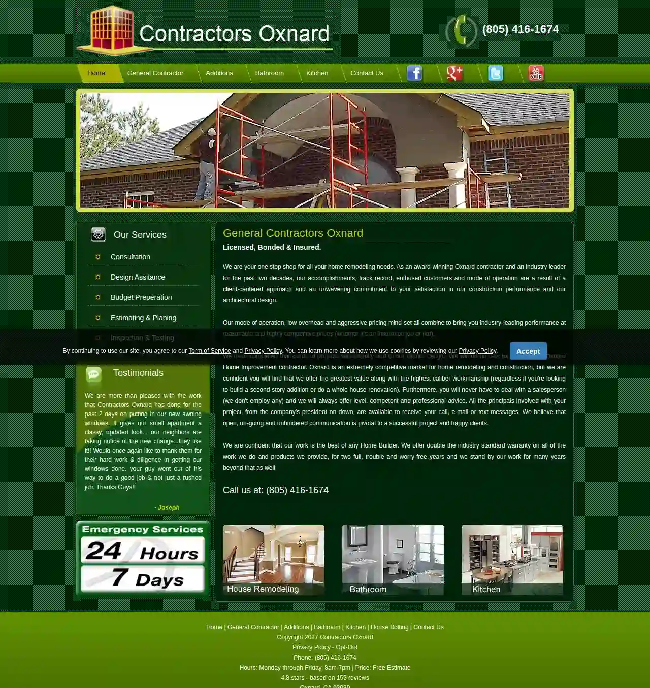 M construction general contractor