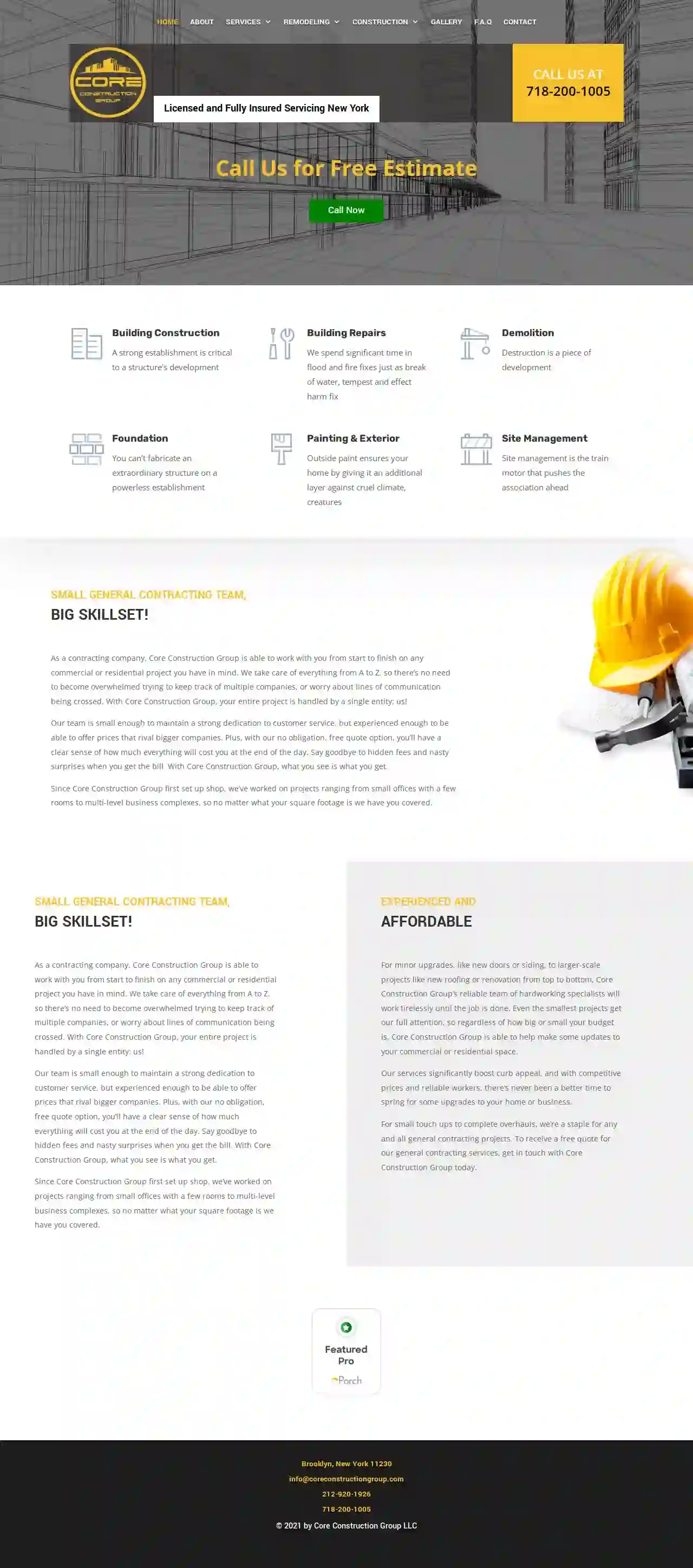 Core Construction Group