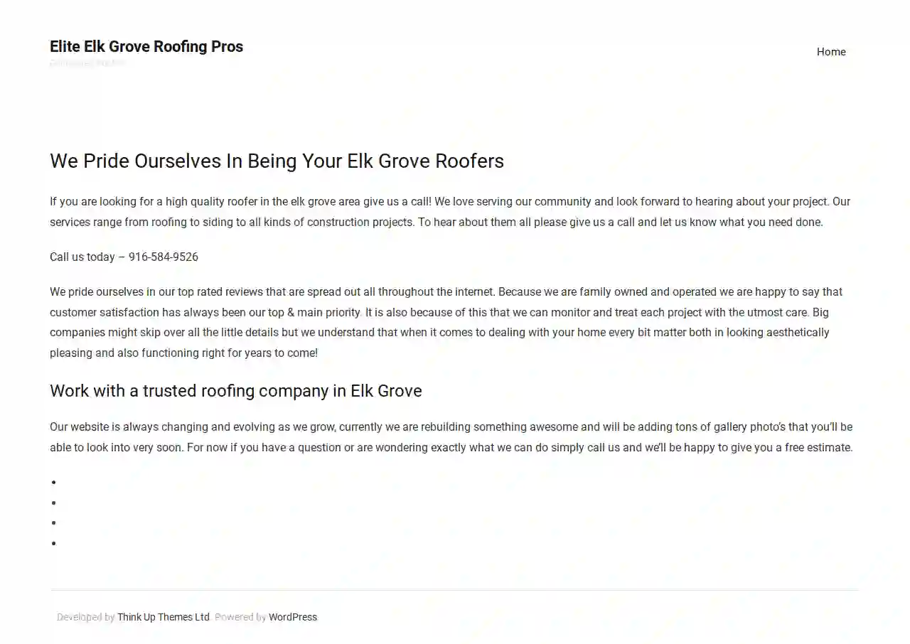 Elk Grove Roofing