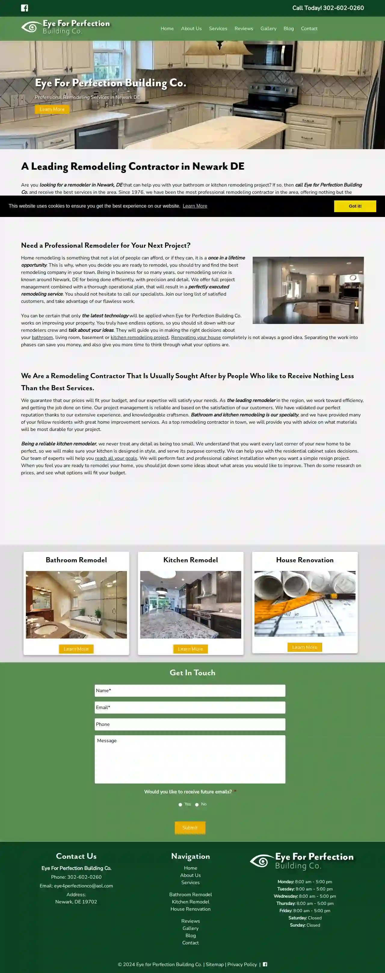 Eye for Perfection Building & Remodeling Co