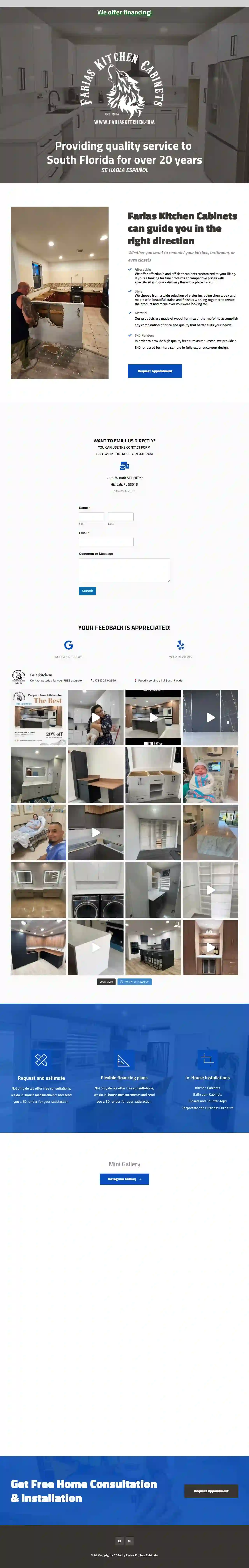 Farias Kitchen Cabinets