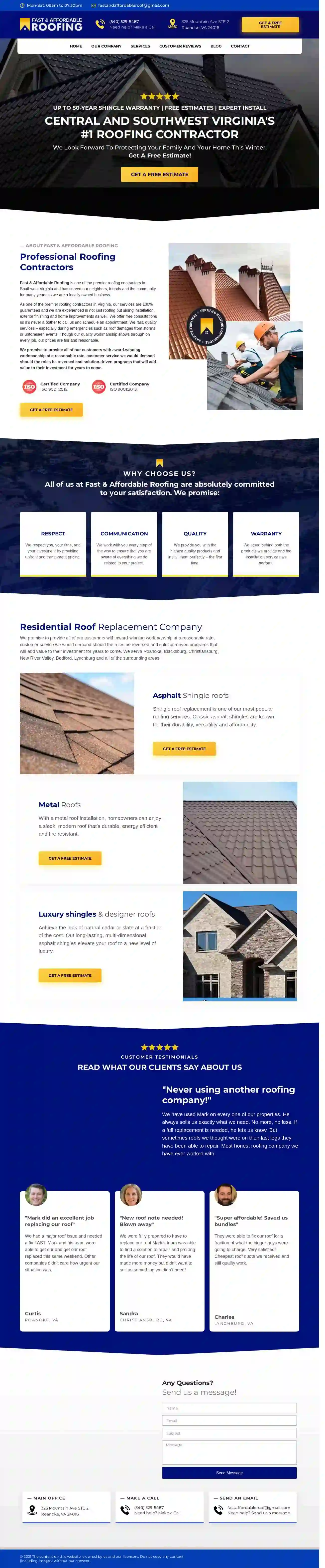 Fast Affordable Roofing