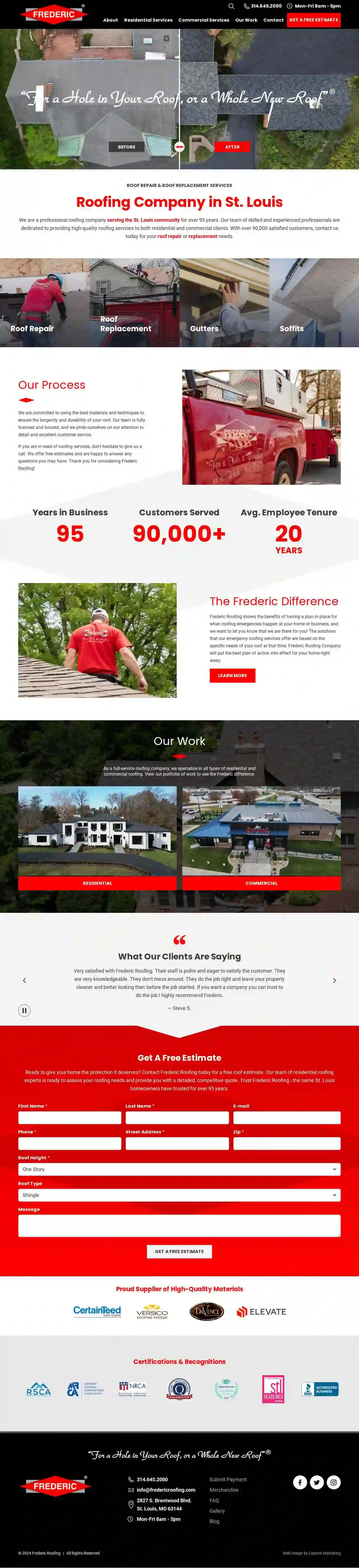 Frederic Roofing Company