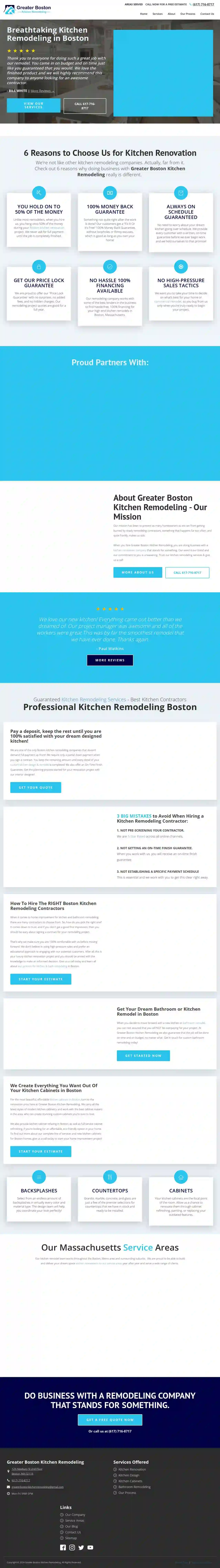 Greater Boston Kitchen Remodeling