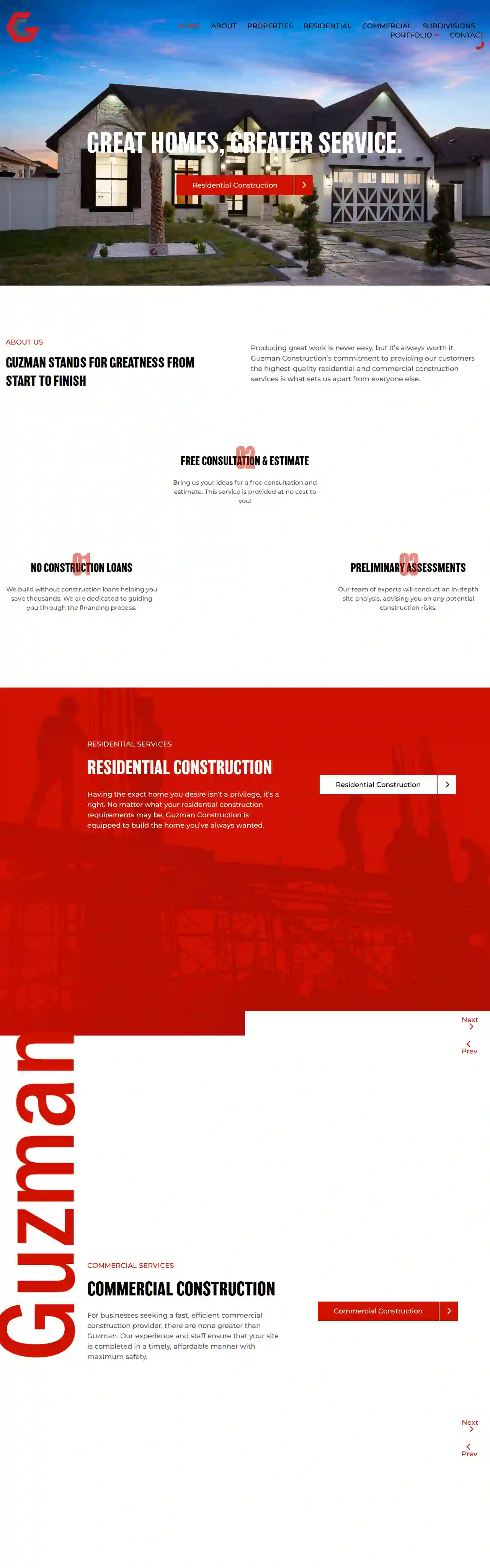 Guzman Construction - Custom Home Builders McAllen