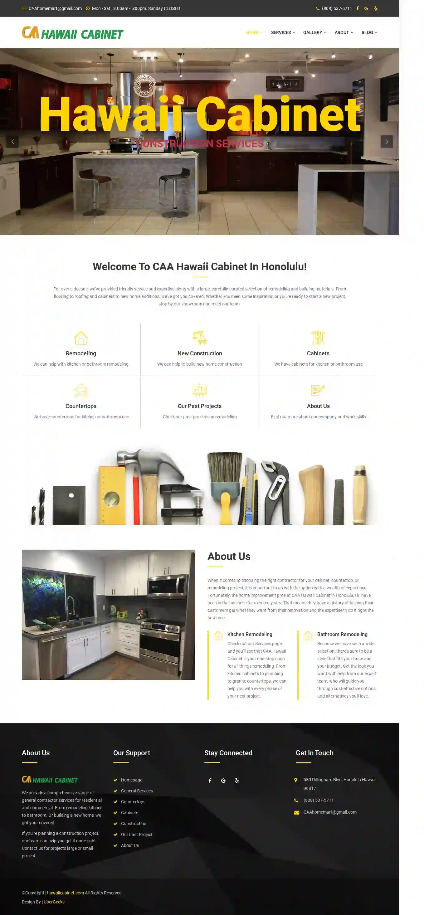 CAA Hawaii Cabinet