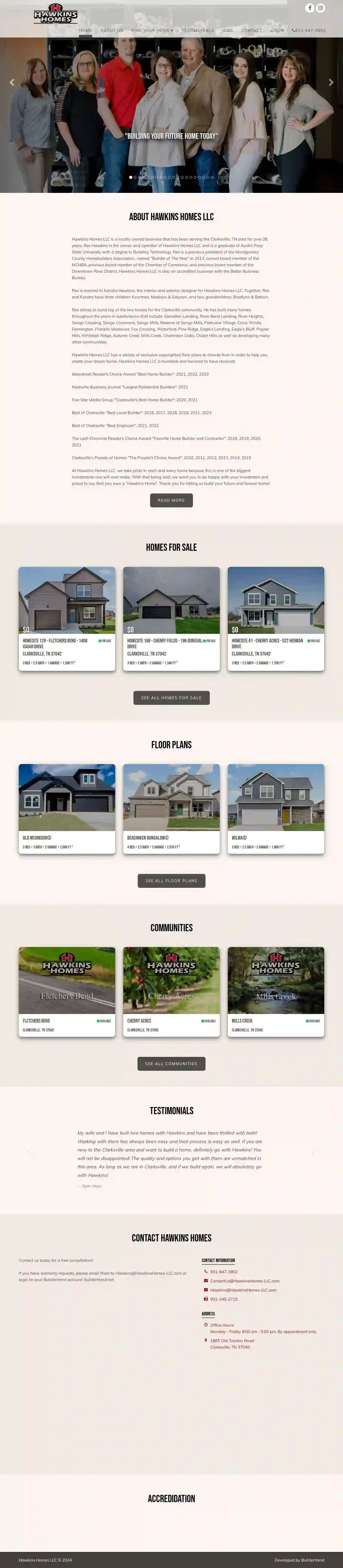 Hawkins Homes