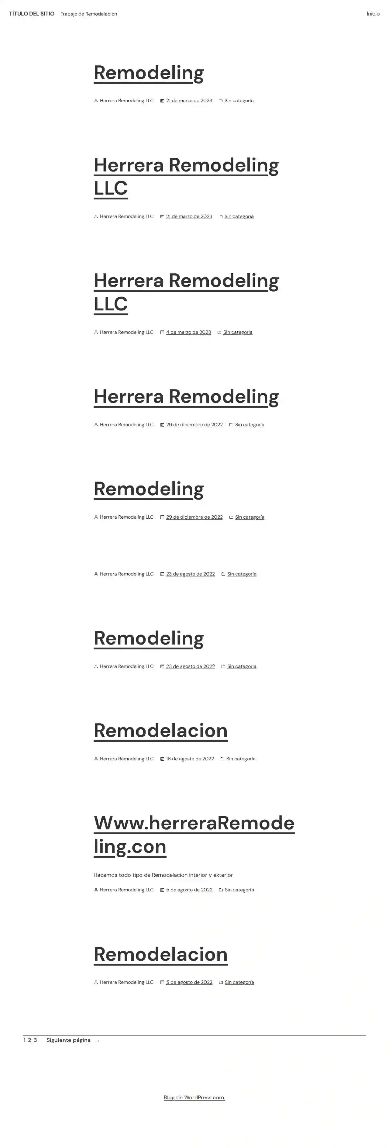 HERRERA REMODELING LLC