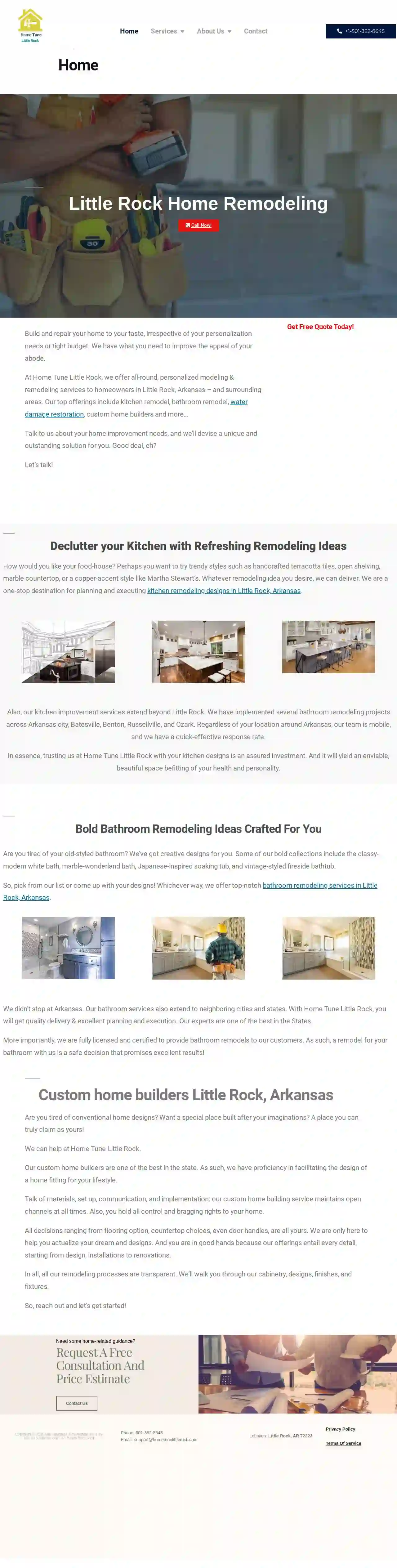 Home Tune Little Rock - Kitchen & bathroom Remodeling