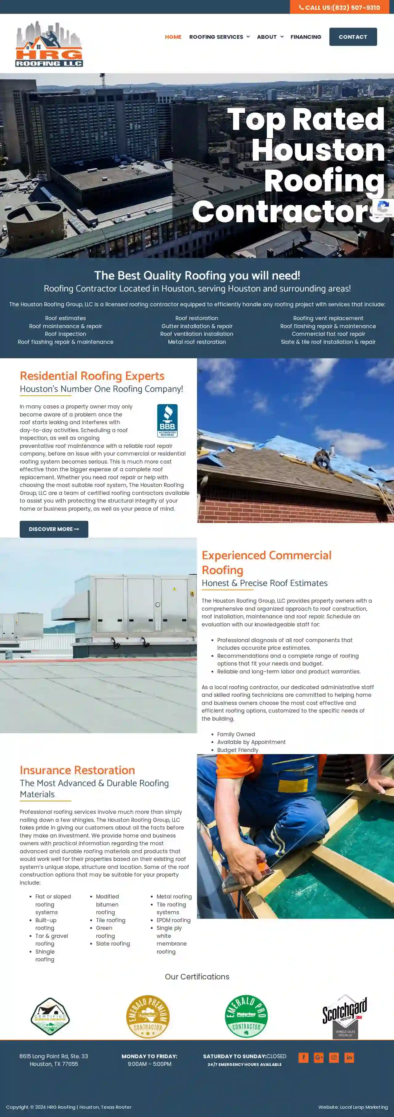 HRG Roofing LLC