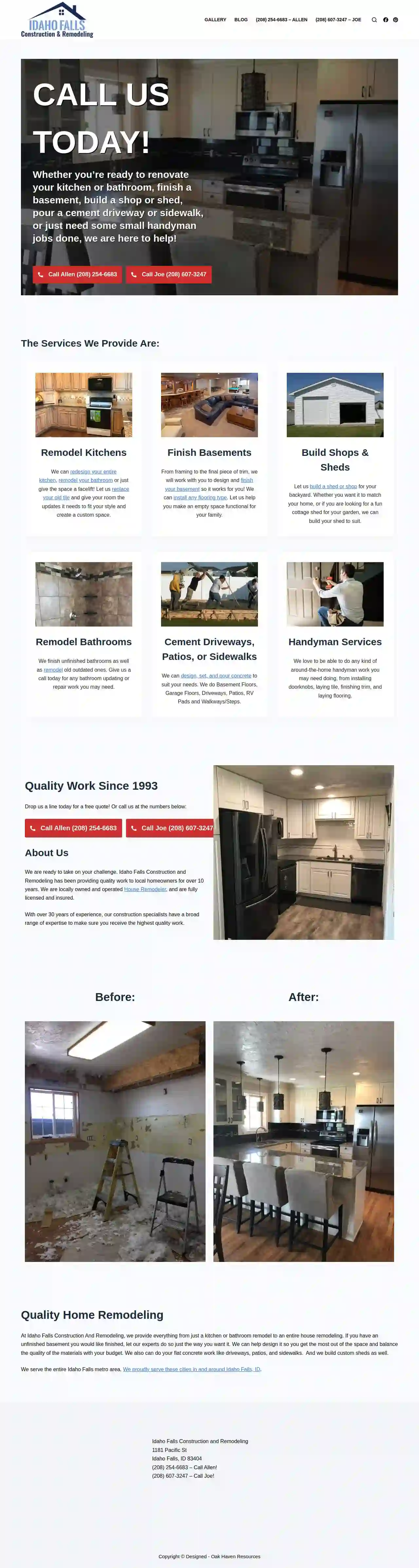 Idaho Falls Construction and Remodeling