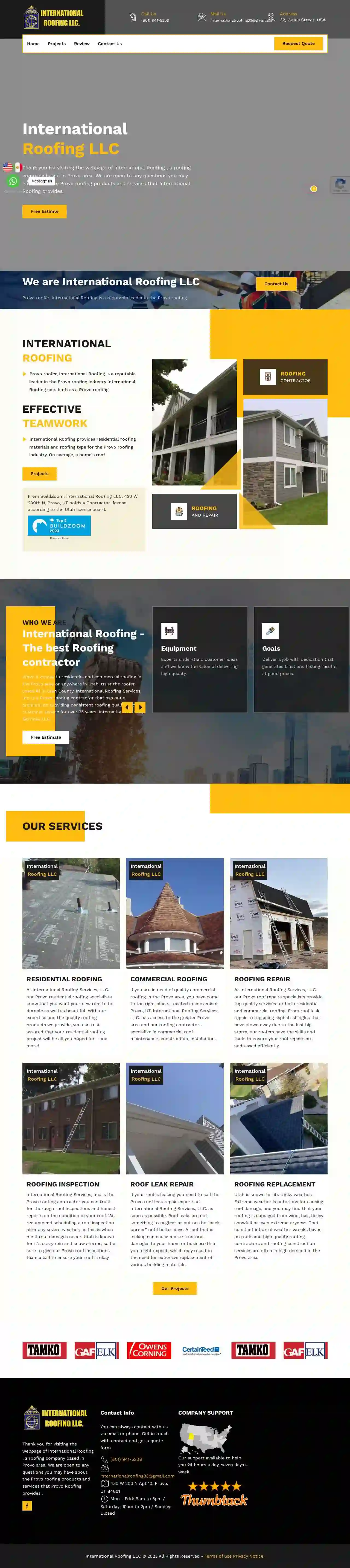 International Roofing Services LLC