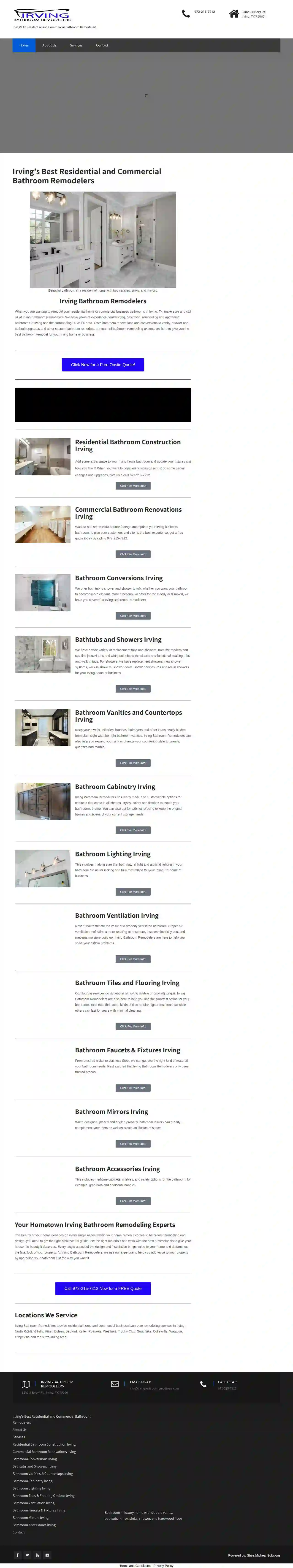 Irving Bathroom Remodelers