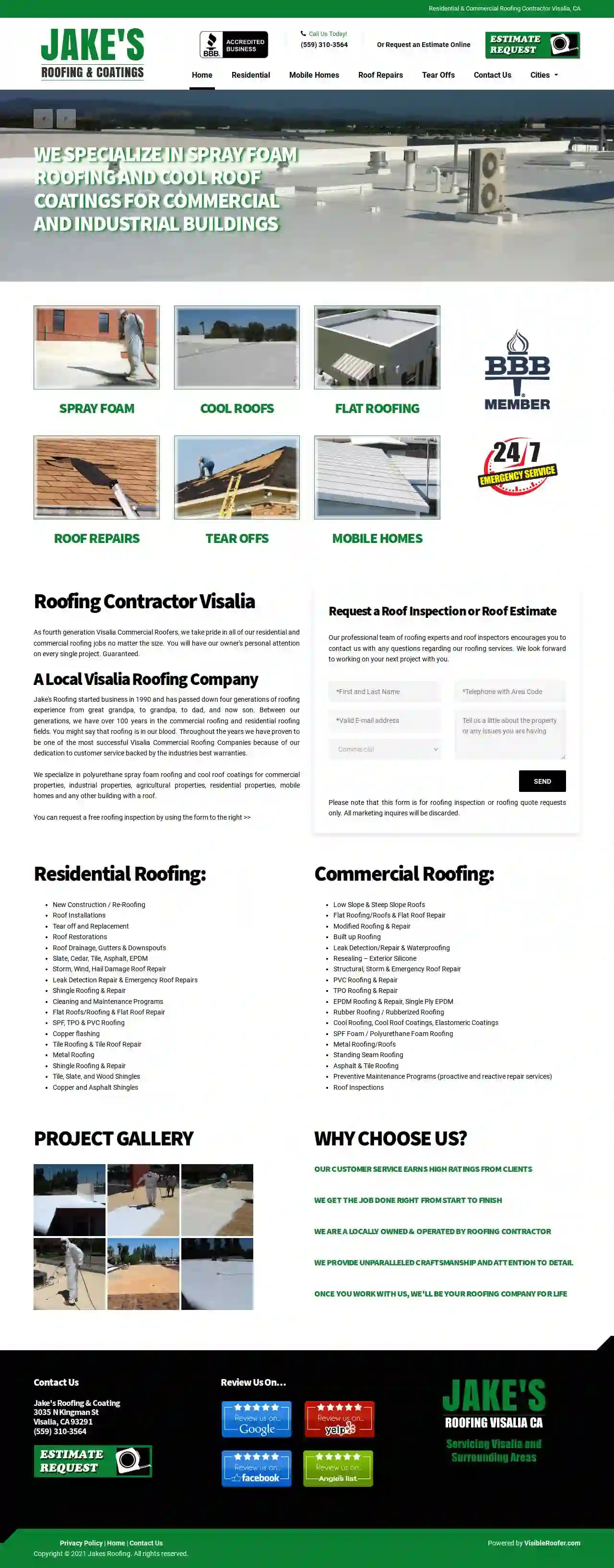 Jake's Roofing & Coating