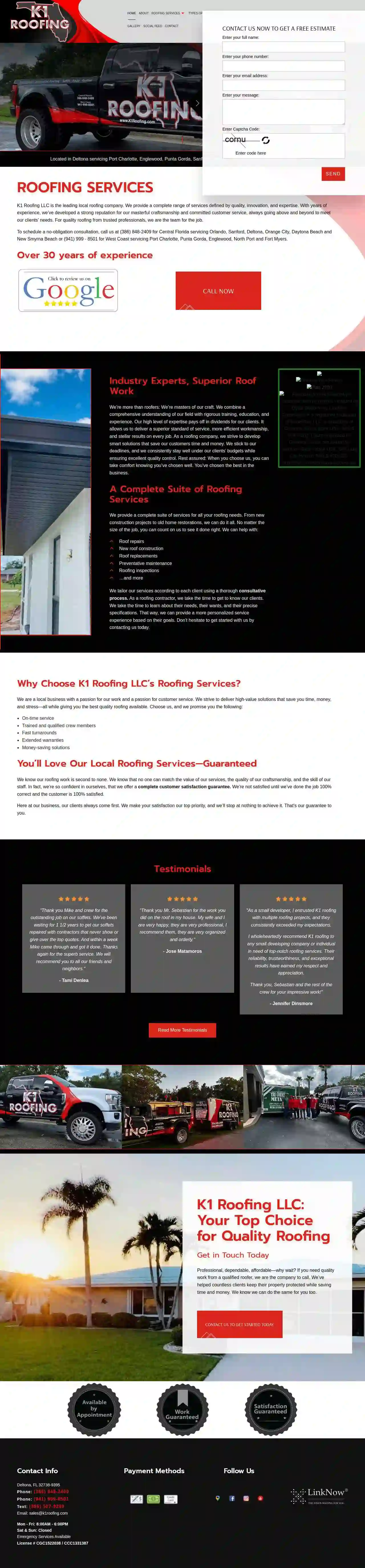 K1 Roofing LLC