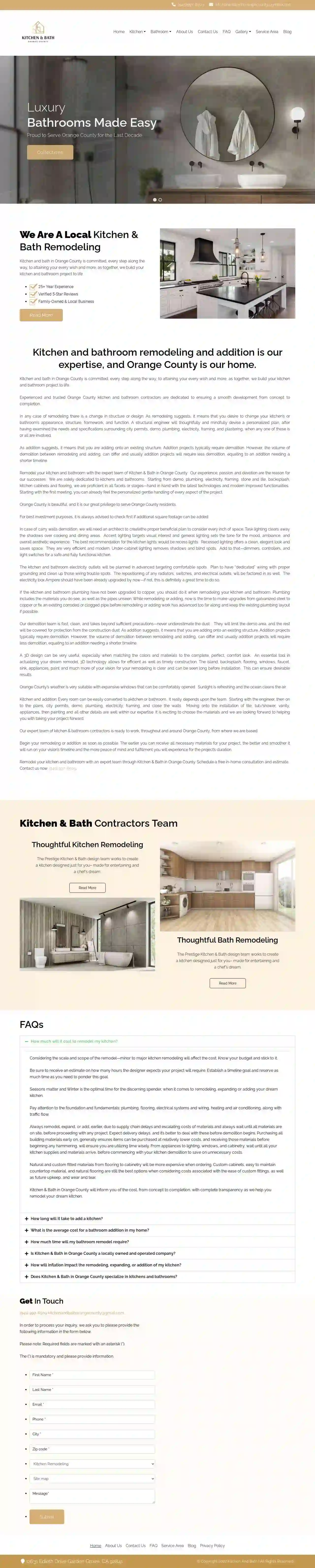 Kitchen & Bath Remodeling