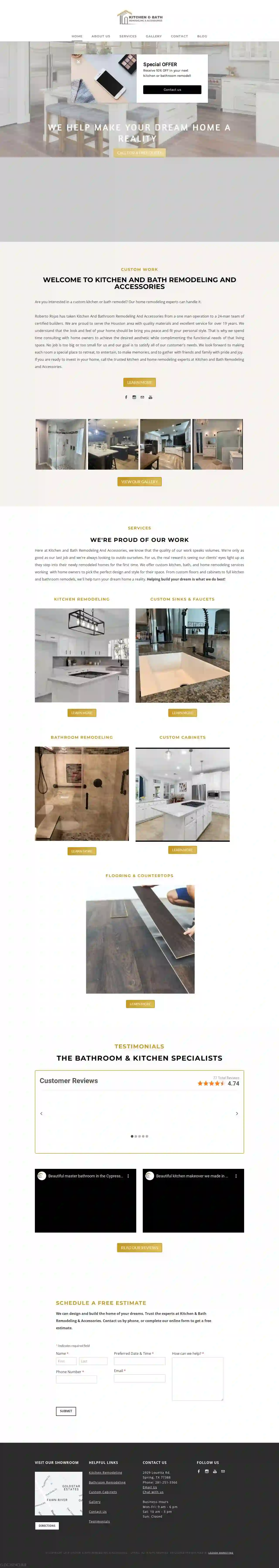 Kitchen and Bath Remodeling and Accessories