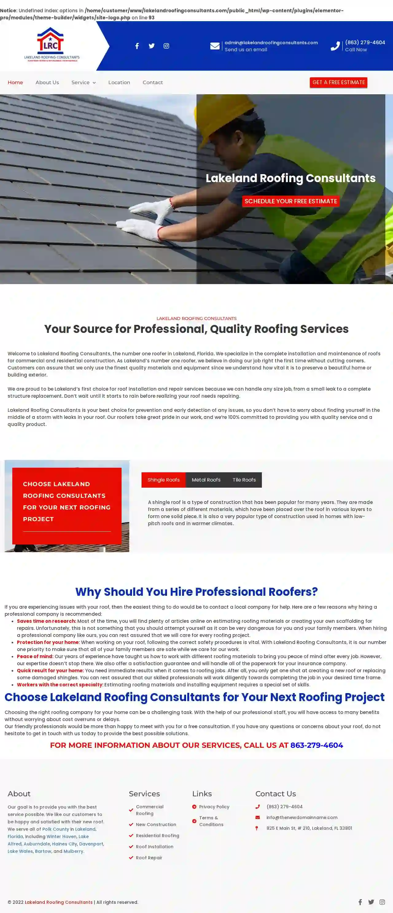 Lakeland Roofing Consultants