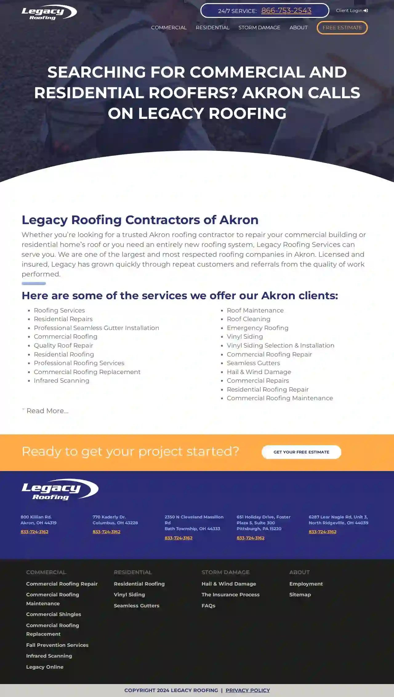 Legacy Roofing Services