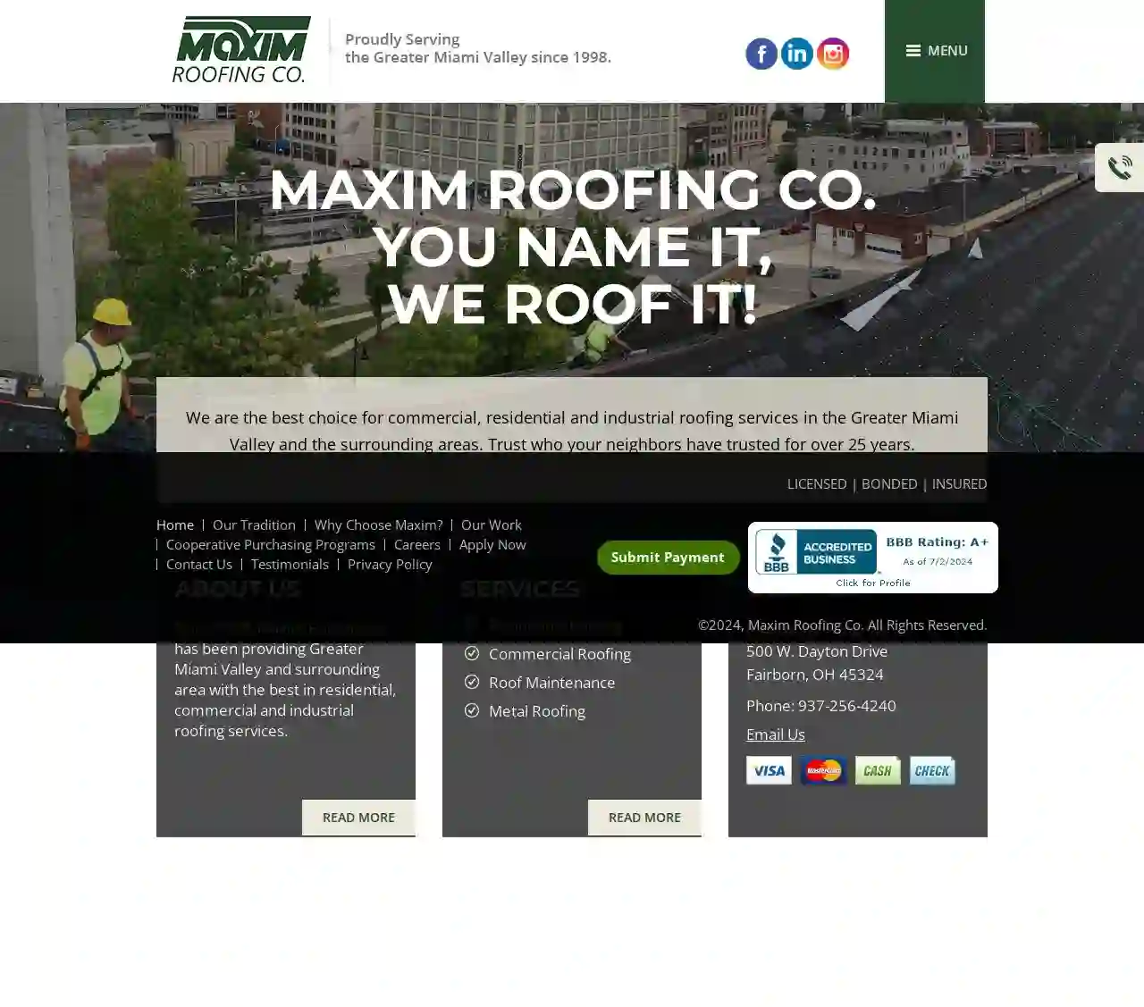 Maxim Roofing Company, LLC.