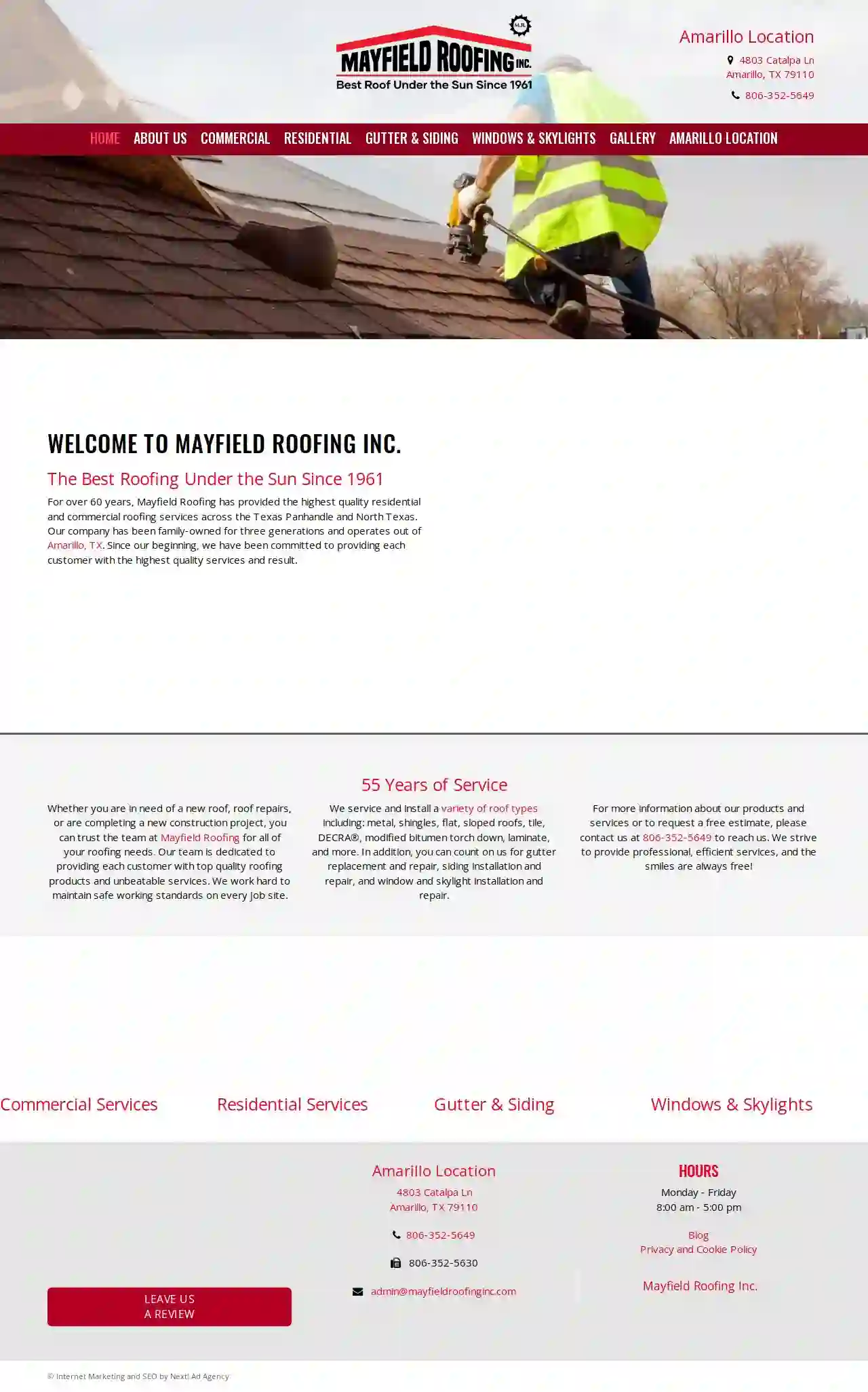 Mayfield Roofing Inc