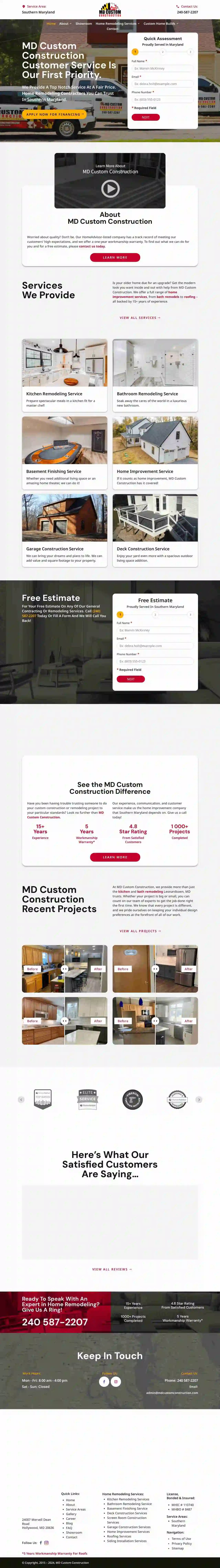 MD Custom Construction