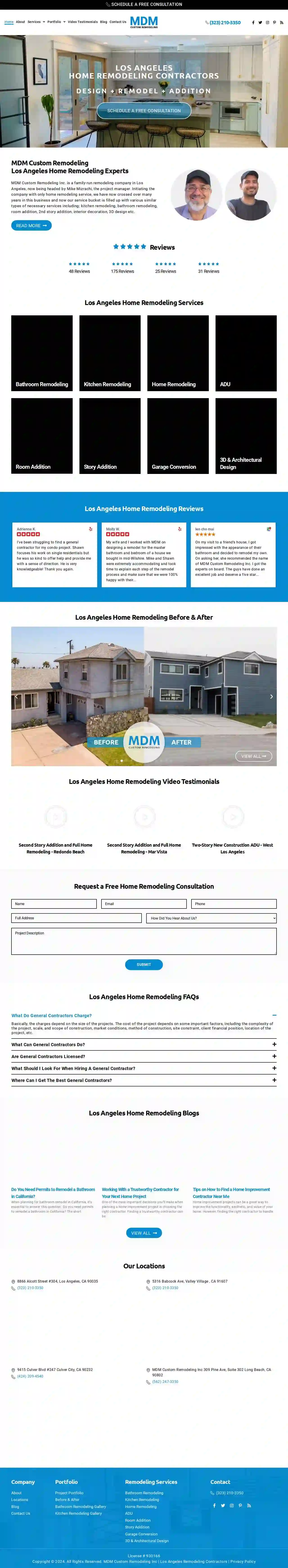 MDM Custom Remodeling Inc