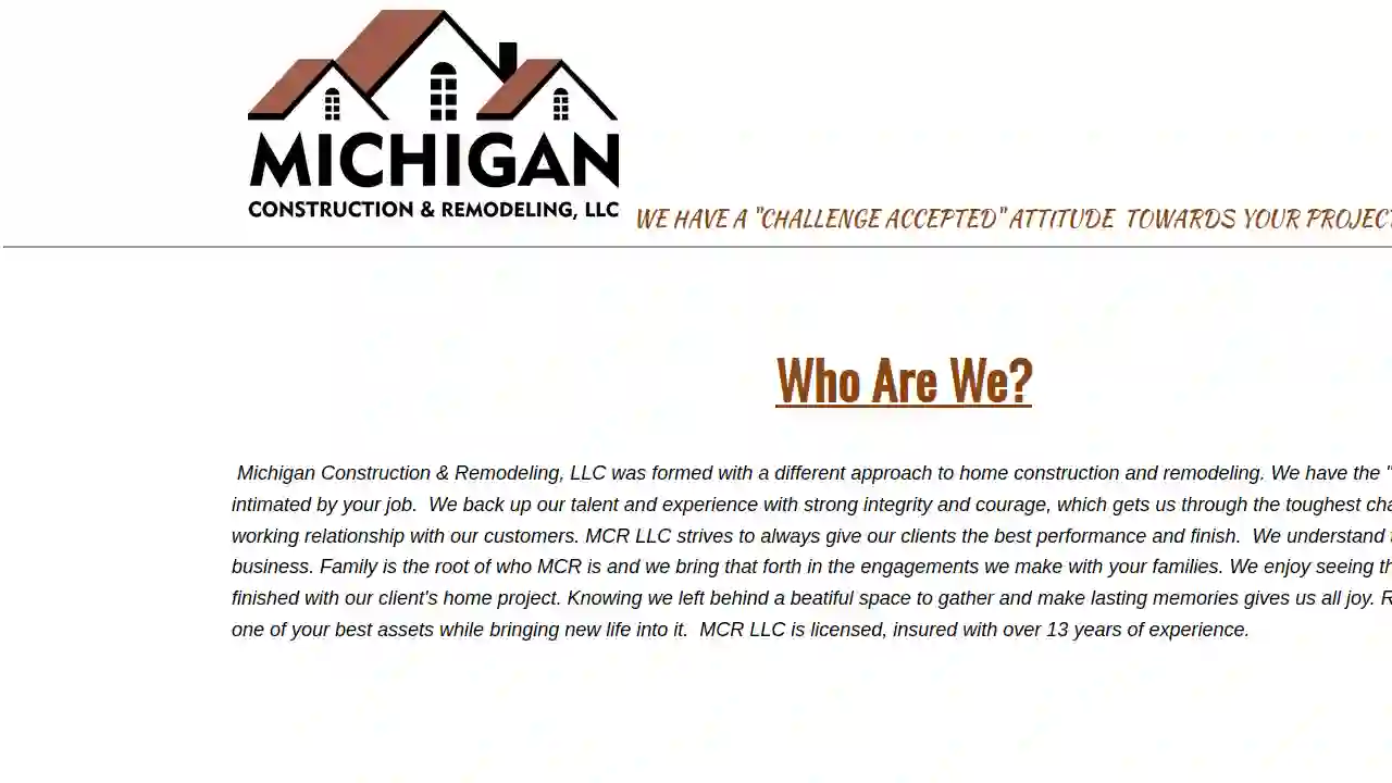 Michigan Construction & Remodeling, LLC