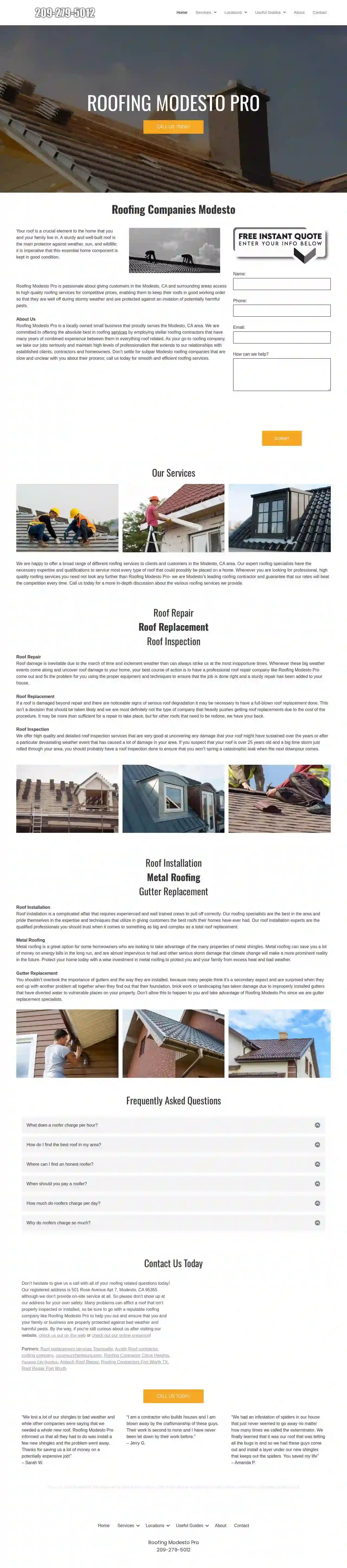 Roofing Modesto Pro