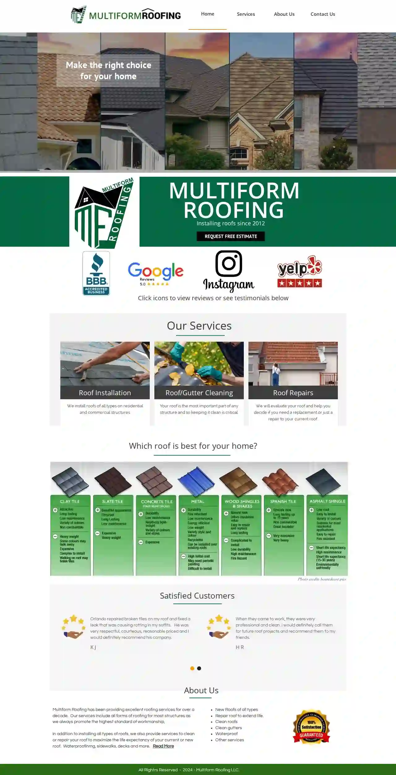 MultiForm Roofing