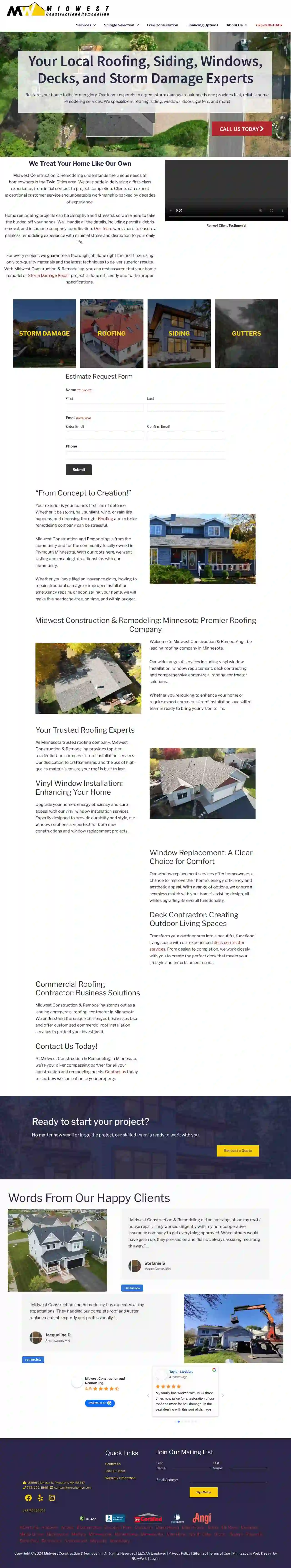 Midwest Construction and Remodeling