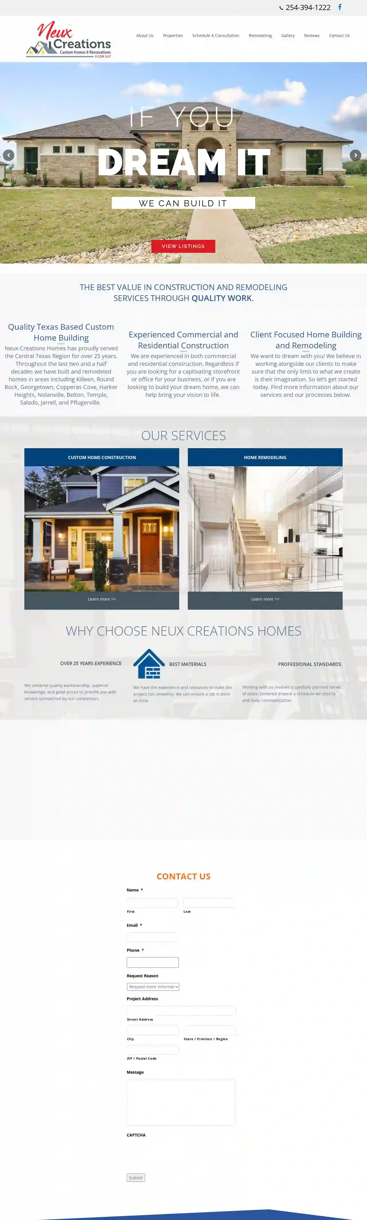 Neux (New) Creations Custom Homes & Renovations