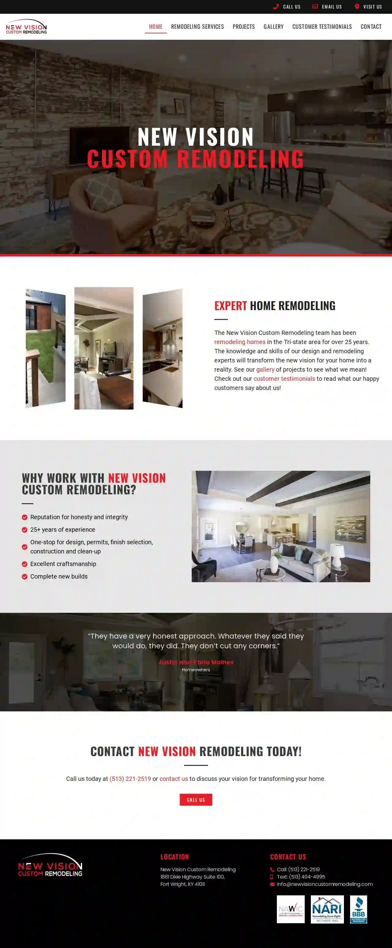 New Vision Custom Remodeling