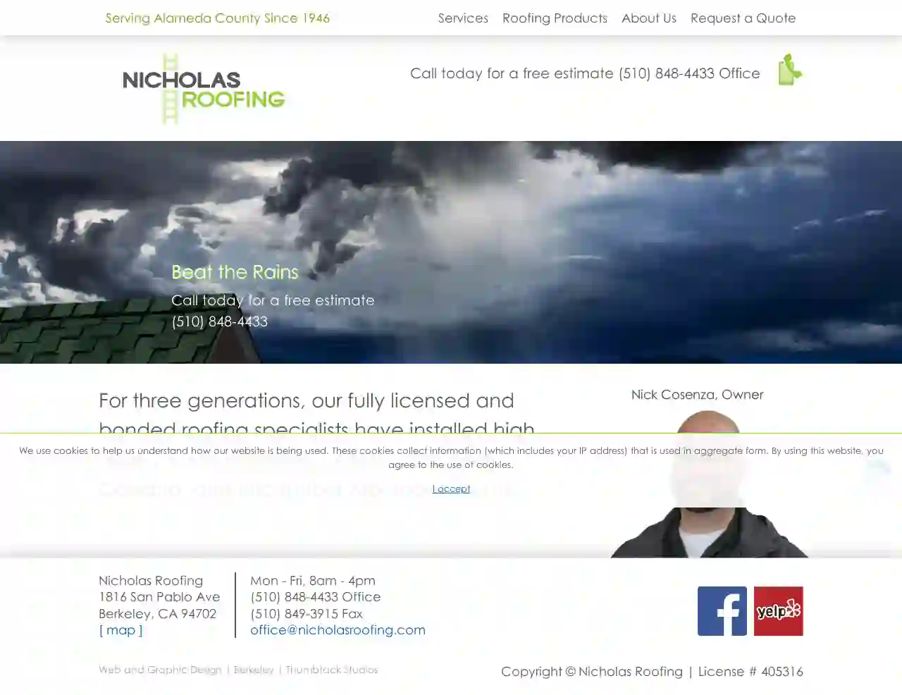 Nicholas Roofing Inc