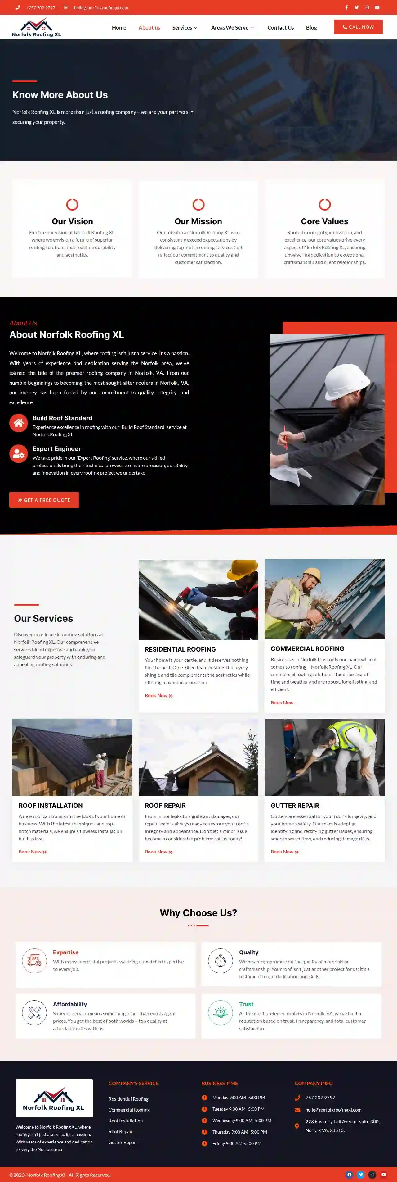 Norfolk Roofing XL