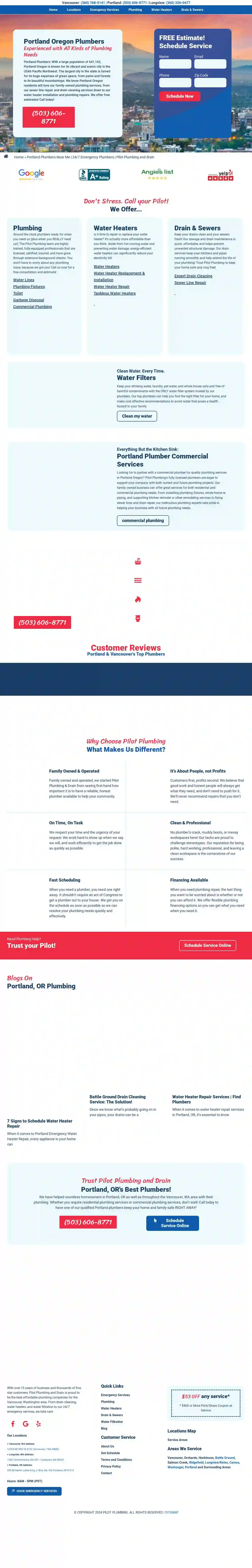 Pilot Plumbing & Drain