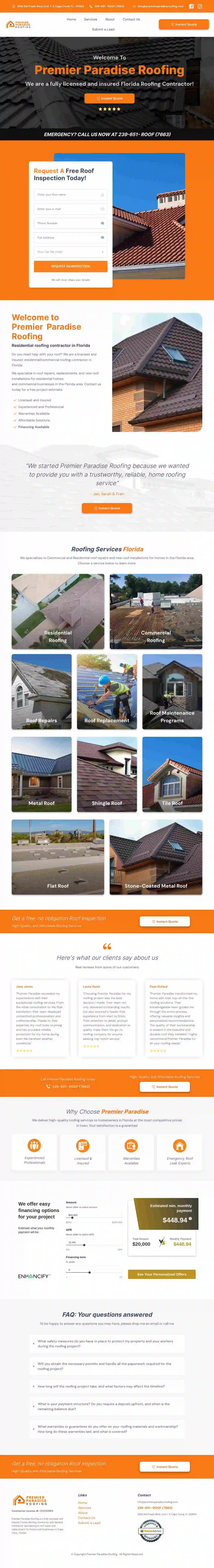 Premier Paradise Roofing