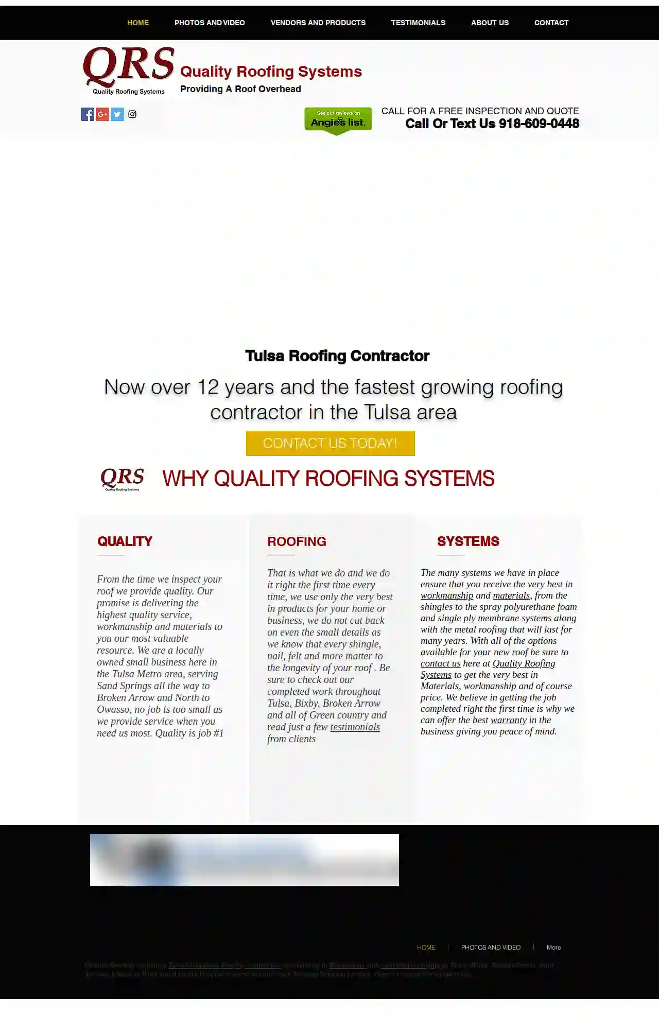 Quality Roofing Systems, LLC