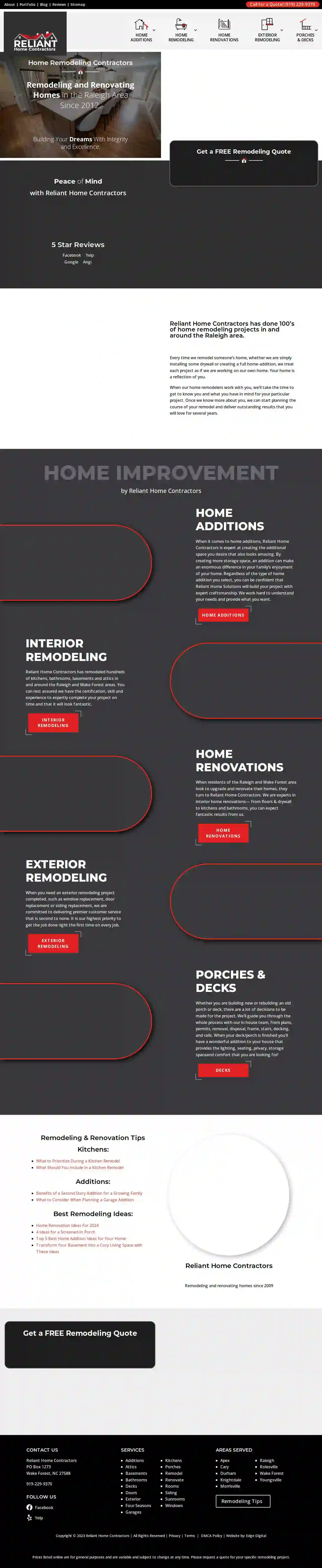 Reliant Home Contractors