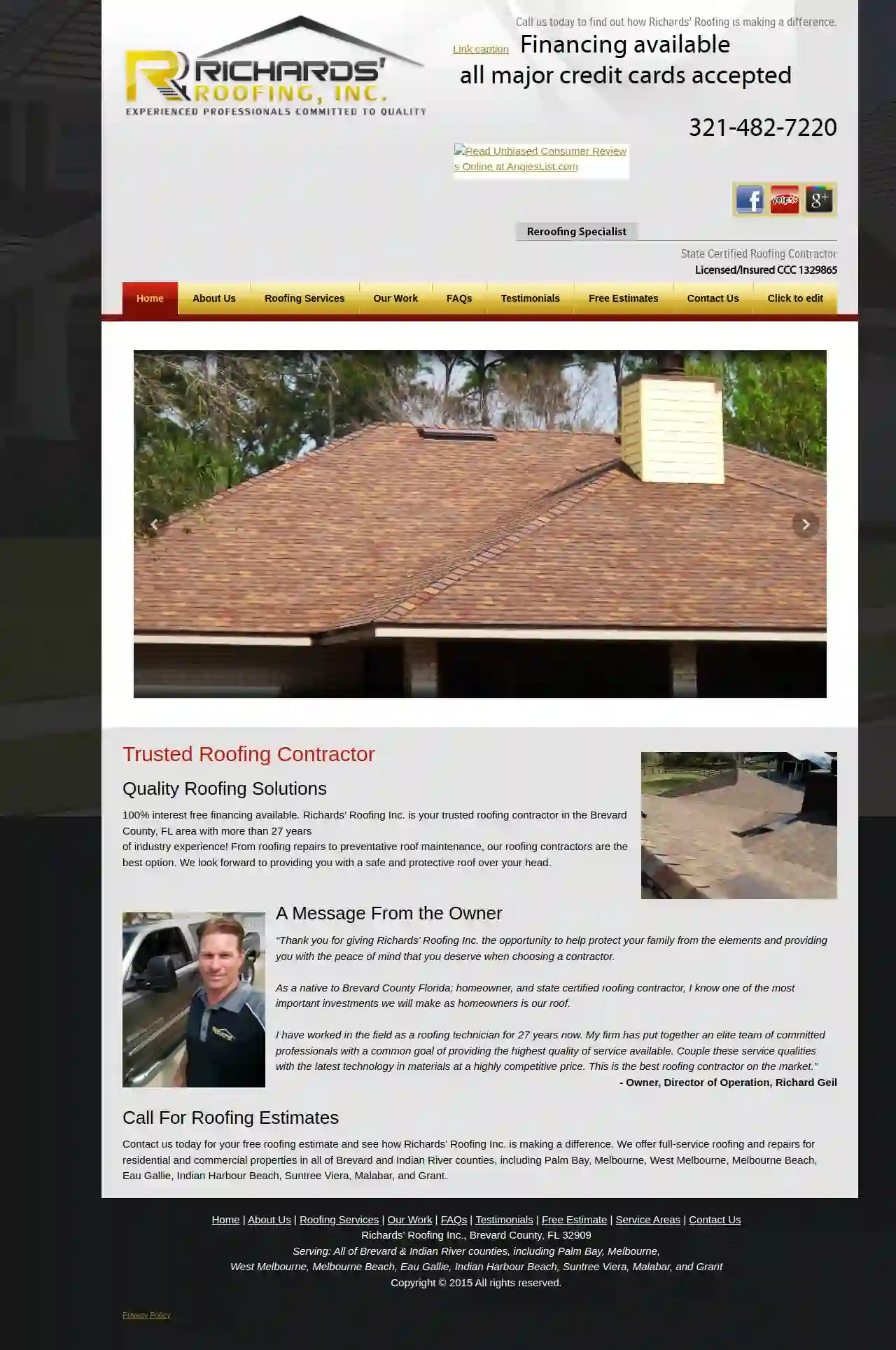 Richards' Roofing Inc